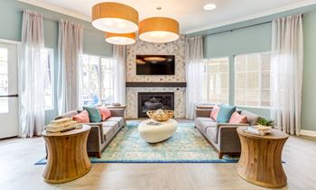 Resident lounge with full kitchen